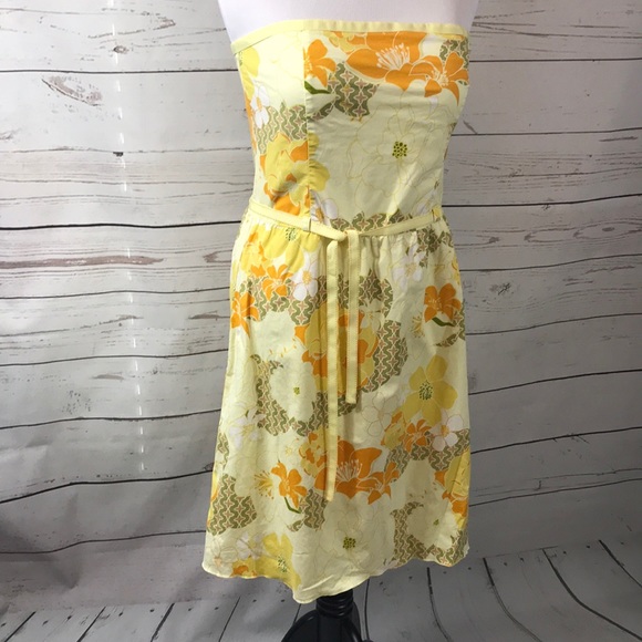 yellow dress size 14